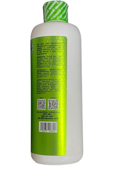 Shampoo con minoxidil