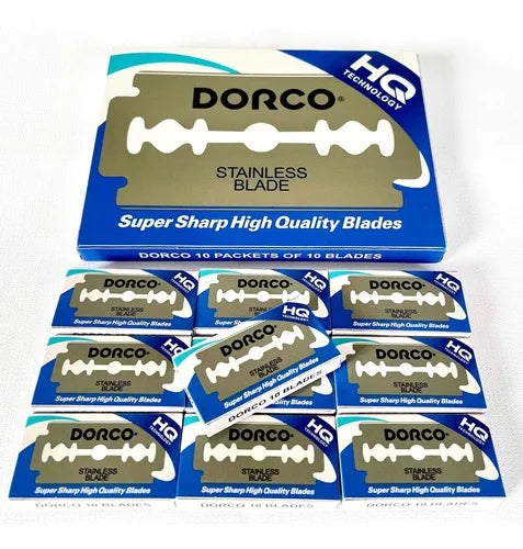 Navajas DORCO de Doble Filo Azules
